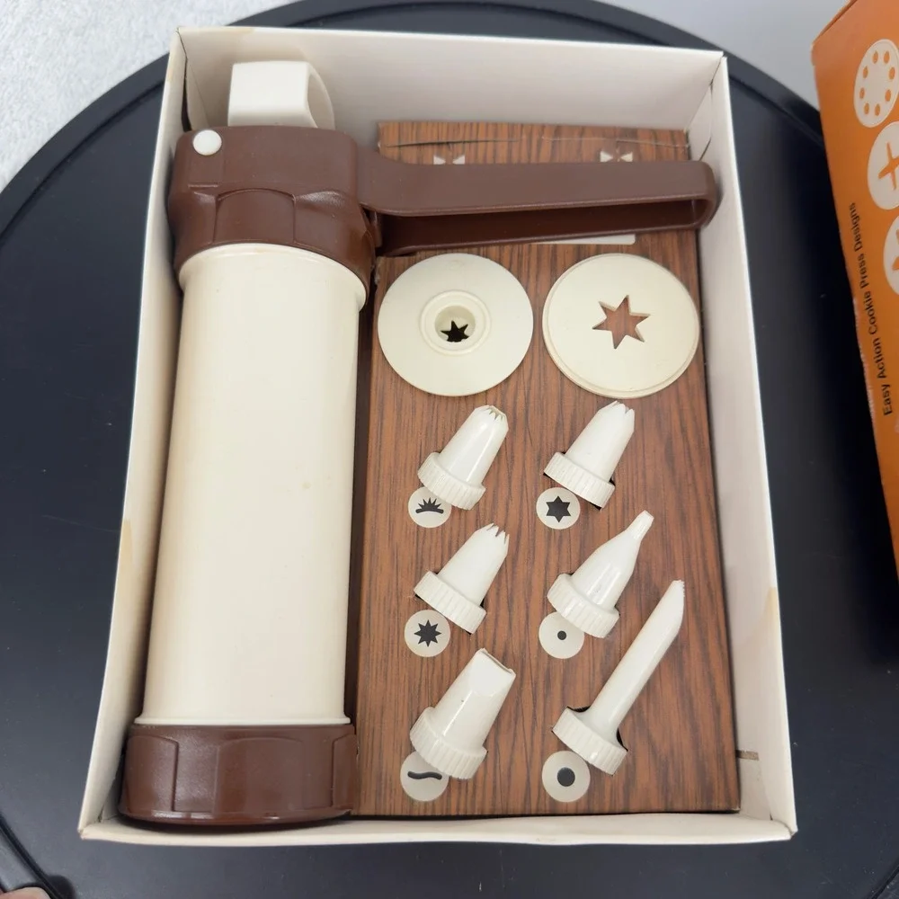 Vintage 1983 Hutzler Gerda Easy Action Cookie Press Food Decorator West Germany